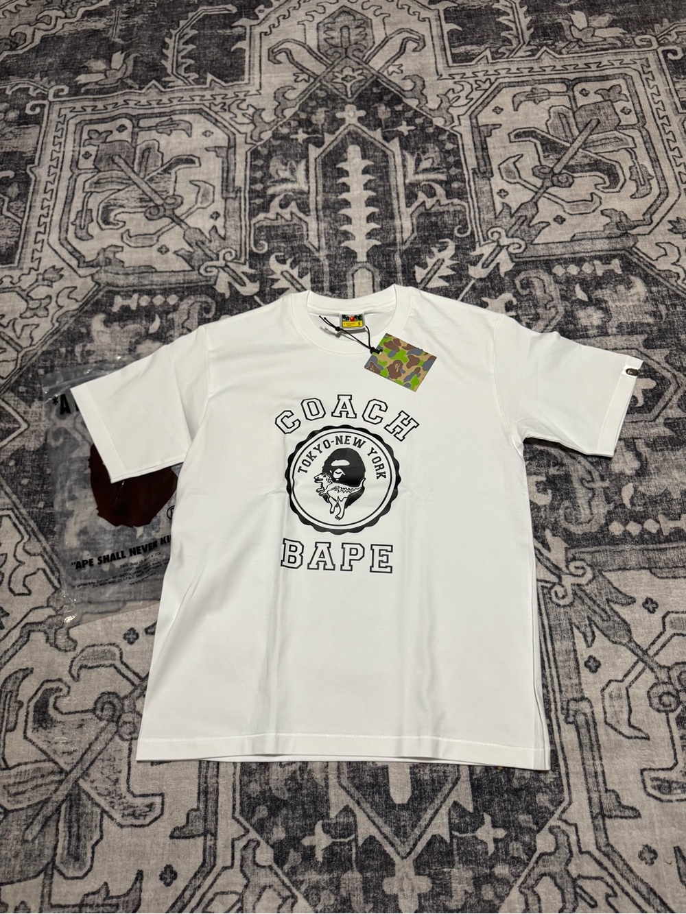 Bape White Coach x BAPE Tee